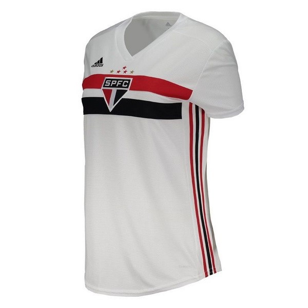 Camiseta São Paulo Primera equipación Mujer 2019-2020 Blanco